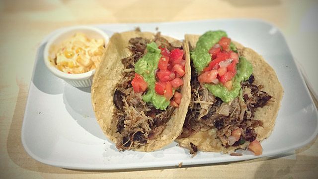A plate of tacos in San Diego